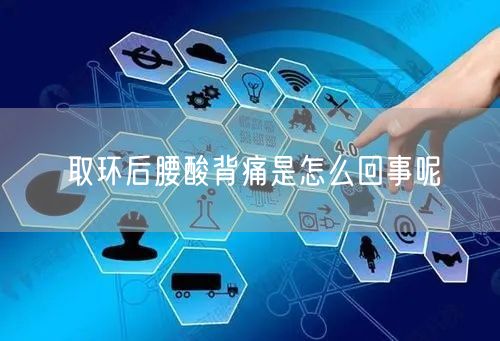 取环后腰酸背痛是怎么回事呢(图1)